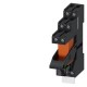 LZS:RT4B4L24 SIEMENS Plug-in relay complete unit 2 W, 24 V DC LED module red Socket with logic isolation scr..