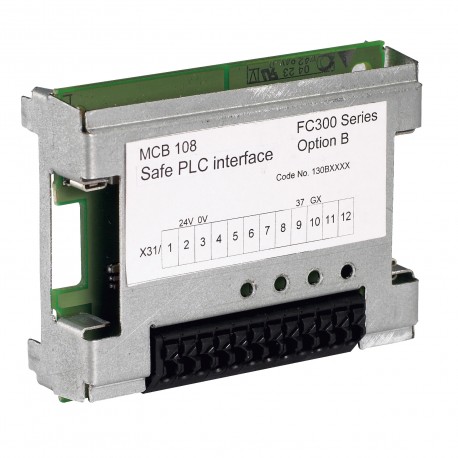 130B1220 VLT® Safe PLC I/O MCB 108, coated DANFOSS DRIVES VLT® sichere SPS-I / O-MCB 108, beschichtet