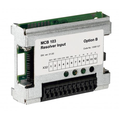 130B1227 VLT® Resolver Input MCB 103, coated DANFOSS DRIVES VLT® Resolver MCB de entrada 103, revestido