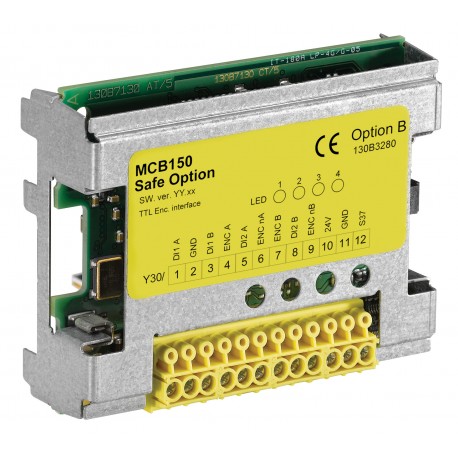 130B3280 VLT® Safe option MCB 150, coated DANFOSS DRIVES opção VLT® Seguro MCB 150, revestido