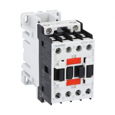 BF0031D220 LOVATO Contactor Auxiliar 10A 3 NA 1 NC Bobina 220V DC