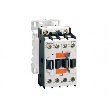 BF0040L024 LOVATO Contactor Auxiliar 10A 4 NA Bobina 24V DC Bajo Consumo