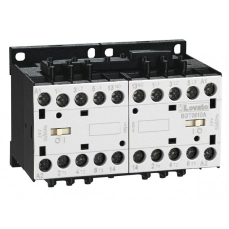 11BGT1210D048 BGT1210D048 LOVATO INVERSÃO MONTAGEM contator, COIL DC, built-in INTERLOCK COM PODER ligação s..