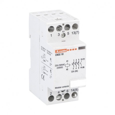 CN3210024 LOVATO Параметры 32A AC1, 24VAC/DC (4HO)