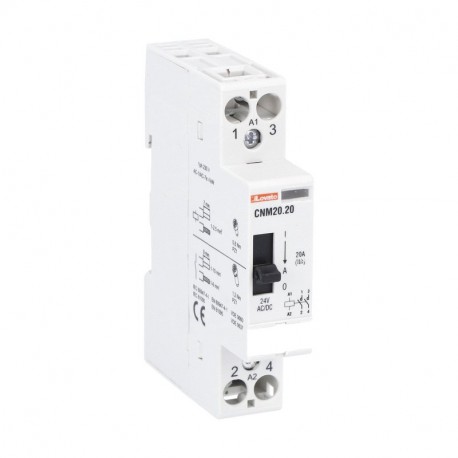 CNM2020024 LOVATO Eigenschaften 20A AC1, 24VAC/DC (2S)