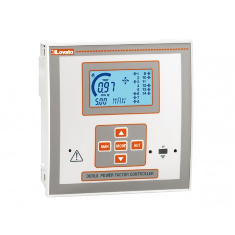 DCRL8 LOVATO AUTOMATIC POWER FACTOR CONTROLLER, DCRL SERIES, 8 STEPS