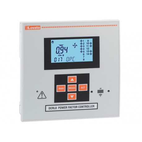 DCRL8 LOVATO REGOLATORE AUTOMATICO DI RIFASAMENTO, SERIE DCRL, 8 GRADINI