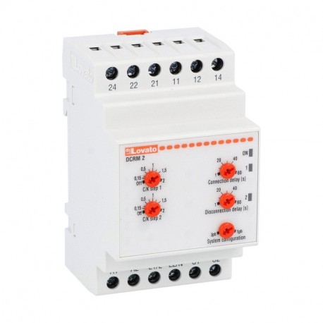 DCRM2 LOVATO Reativa CURRENT controlador do relé, SERIES dcrm. Única e três fase de baixa-tensão do sistema,..