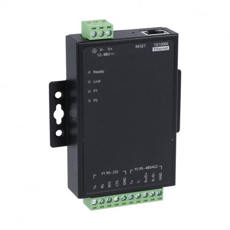 EXCCON01 LOVATO RS485/ETHERNET COVERTER, 12...48VDC, INCLUDING DIN RAIL FIXING KIT