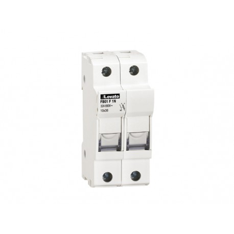 FB01F1N LOVATO FUSE HOLDER UL RECOGNIZED AND CSA CERTIFIED, FOR 10X38MM FUSES. 32A RATED CURRENT AT 690VAC, ..