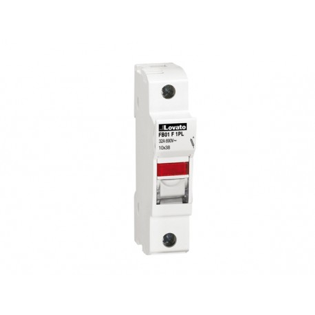 FB01F1PL LOVATO FUSE HOLDER UL RECOGNIZED AND CSA CERTIFIED, FOR 10X38MM FUSES. 32A RATED CURRENT AT 690VAC,..