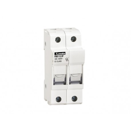FB01G2P LOVATO FUSE HOLDER UL CERTIFIED FOR CLASS CC FUSES FOR NORTH AMERICAN MARKET, FOR 10X38MM FUSES. 30A..