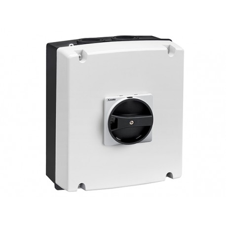 GAZ063SAB LOVATO IEC / EN TYPE IP65 NON-METALLIC ENCEINTE INTERRUPTEUR SECTIONNEUR, TROIS POLE. AVEC ROTATIO..