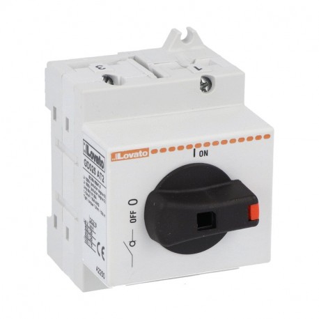 GD025AT2 LOVATO SWITCH DISCONNECTOR, FOR PHOTOVOLTAIC APPLICATIONS, DIRECT OPERATING VERSION, COMPLETE WITH ..