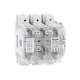 GE0125F LOVATO TROIS-POLE INTERRUPTEUR SECTIONNEUR AVEC NFC HOLDER FUSE, 125A