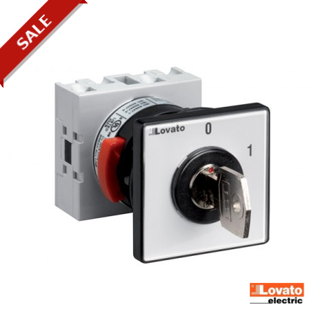 GX2010U29 LOVATO ROTARY CAM Switche, GX SERIES, U29D und Front SNAP ON MOUNT mit Tastenbedienung, für 22mm B..