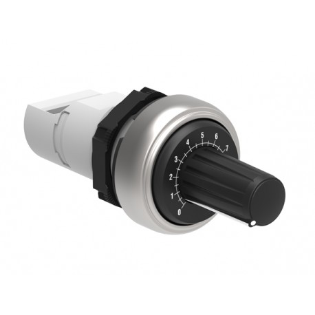 LPCPA100 LOVATO MONOBLOCK POTENTIOMETER Ø22mm PLATINUM SERIES, AVEC ECHELLE ETAGE 100kohm
