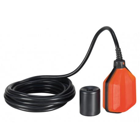 LVFSP1W03 LOVATO Interruptor de flotador para aguas grises 1 Contacto Conm. 20A AC1(8A AC3) 250VAC PVC 3 met..