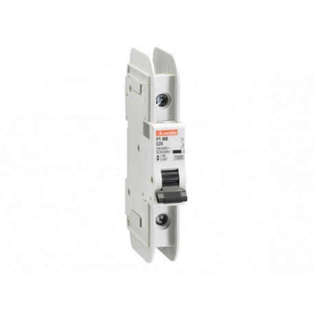 P1MBUH1PC16 LOVATO MINIATURE CIRCUIT BREAKER, 1P 10KA. 1 MODULE, CHARACTERISTIC C, 16A