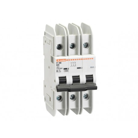 P1MBUH3PC07 LOVATO MINIATURE CIRCUIT BREAKER, 1P 10KA. 3 MODULES, CHARACTERISTIC C, 7A