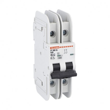 P1MBUL2PD35 LOVATO MINIATURE CIRCUIT BREAKER, 1P 10KA. 2 MODULES, CHARACTERISTIC D, 35A