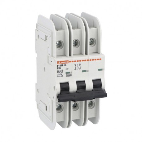P1MBUL3PC60 LOVATO INTERRUTTORE MAGNETOTERMICO, 1P 10KA. 3 MODULI, CARATTERISTICA C, 60A