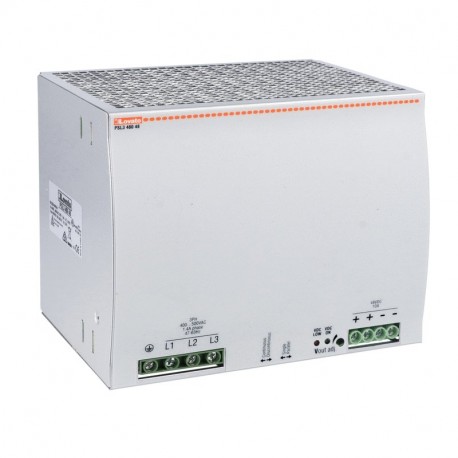 PSL348048 LOVATO DIN RAIL SWITCHING POWER SUPPLY, THREE PHASE. 48VDC, 10A / 480W