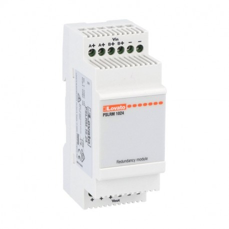 PSLRM1024 LOVATO MODULO DI RIDONDANZA, ESECUZIONE MODULARE, 12...24VDC, 10A