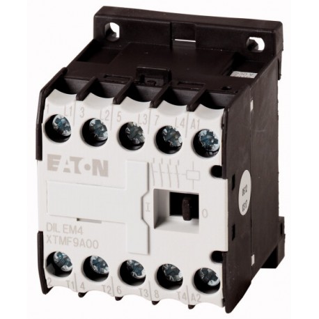 DILEM4(TVC100) 000638 XTMF9A00E6 EATON ELECTRIC Contattore di potenza, 4p, 4kW/400V/AC3