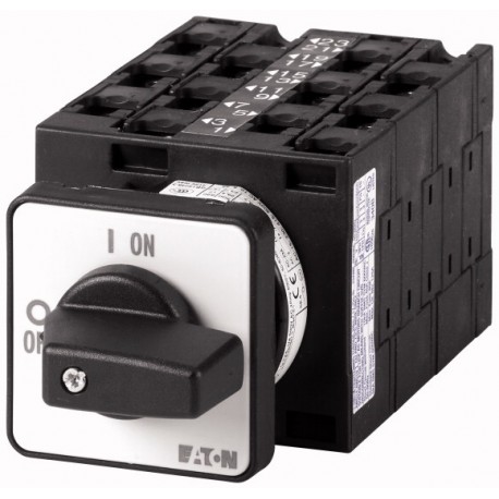 004280 EATON ELECTRIC On-Off, de 9 pinos + 2 N / S + 1 N / C, 32 A, 90 °, recesso