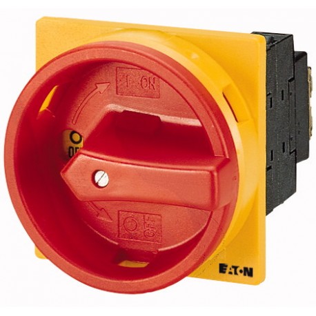 T3-3-15259/EA/SVB 008828 EATON ELECTRIC Interruptor General 3 polos + 2 NO 32 A Maneta Roja/Amarilla Bloquea..