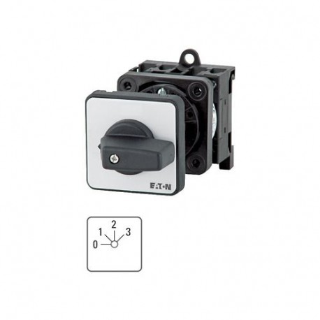 T0-2-171/Z 011508 Y7-11508 EATON ELECTRIC Stufenschalter, Kontakte: 3, 20 A, Frontschild: 0-3, 45 °, rastend..
