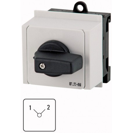 T0-3-115/IVS 012258 EATON ELECTRIC Reversing switches, Contacts: 5, 20 A, front plate: 1-2, 90 °, maintained..