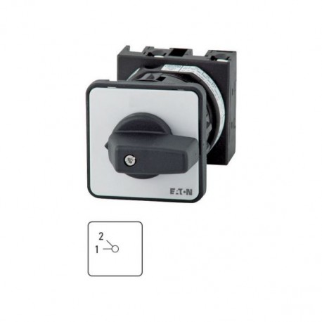 T0-3-15016/EZ 012580 Y7-12580 EATON ELECTRIC Interruptores Passo, contatos: 6, 20 A, o painel frontal: 1-2, ..