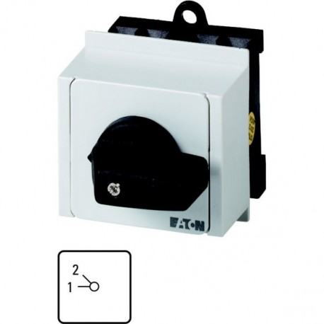 T0-3-15016/IVS 012582 EATON ELECTRIC Commutateurs à gradins, Contacts: 6, 20 A, plastron: 1-2, 45 °, sans in..