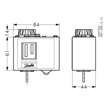 KP78 060L118466 DANFOSS CONTROLES INDUSTRIALES KP78 Termostato M/32