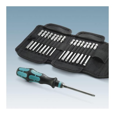 SF-M SET 2 1212756 PHOENIX CONTACT Bit screwdriver set with quick-action chuck,89 mm long slotted/crosshead/..