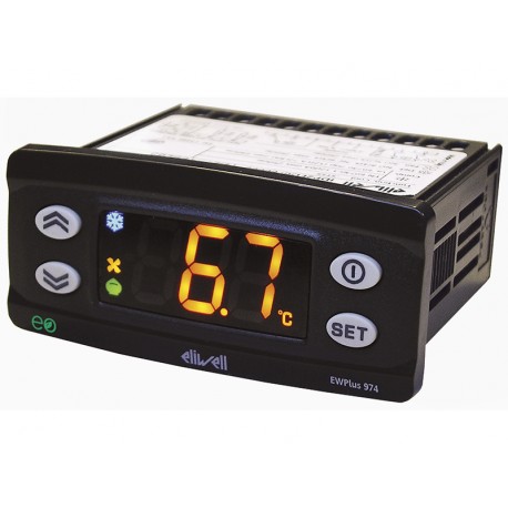 EW29DIEXC4780 ELIWELL EWPLUS EO 971 NTC 230 VAC, 2 relés, 2 sondas Controles eletrônicos para automação