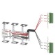 3KC9832-3 SIEMENS Accessory for 3KC8 Auxiliary conductor terminals, kit for connection at the top 3-pole for..