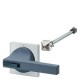8UC7314-1BB44 SIEMENS Commande de porte 8UC7 organe de commande gris foncé/bleu vert Basic plastron gris cla..