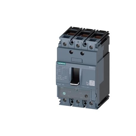 3VA1125-5EF36-0AA0 SIEMENS circuit breaker 3VA1 IEC frame 160 breaking capacity class M Icu 55kA @ 415V 3-po..