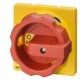 3LD9284-3B SIEMENS rotary operating mechanism, actuating lever Red / yellow, four-hole Front mounting, acces..