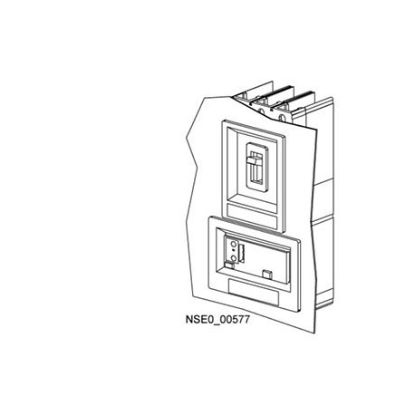 3VL9400-8BC00 SIEMENS accessori per VL400, Mostrina frontale per differenziale IP40, per installazione fissa..