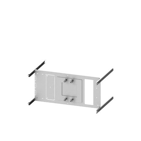 8PQ6000-3BA75 SIEMENS SIVACON S4 mounting plate 3NP1143 (NH1 up to 250A), 3NP1153 (NH2 up to 400 A), H: 250m..