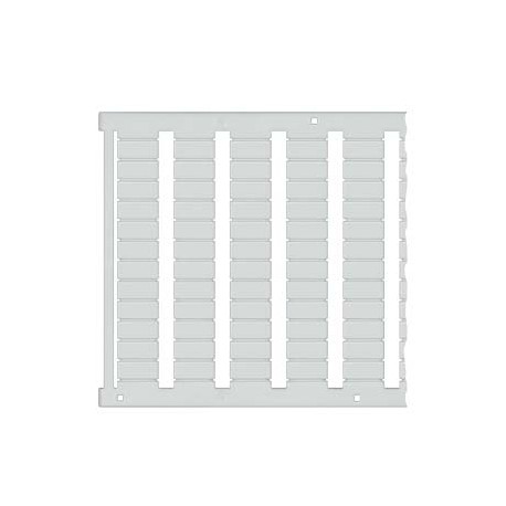 8WH8202-2AA05 SIEMENS Labeling plate, front, horizontal und vertical, Terminal width: 5.2 mm, H: 10.5 mm, wh..