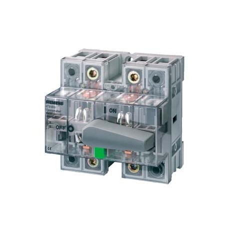 5TE1230 SIEMENS seccionador, T92 690V 160A, 2 polos, transparente