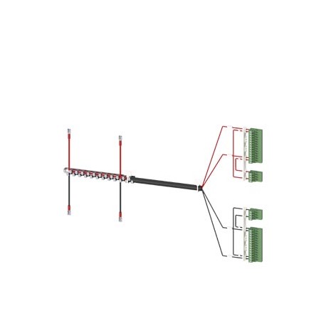 3KC9834-7 SIEMENS Accessory for 3KC8 Power supply cable for connection at the top 2-pole for 2000-3200 A for..