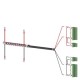 3KC9834-4 SIEMENS Accessory for 3KC8 Power supply cable for connection at the top 2-pole for 800-1000 A for ..