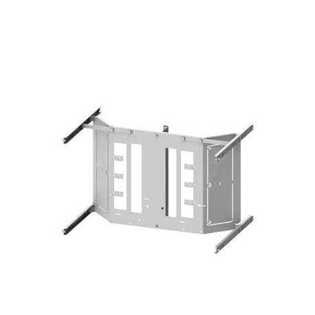 8PQ6000-6BA48 SIEMENS SIVACON S4 mounting plate 3VL5 up to 630A 4-pole fixed-mounted plug-in tech. thr. mod...