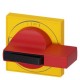3KD9215-4 SIEMENS Accessoires pour 3KD taille 2 commande rotative débrayable de porte Poignée, jaune/rouge s..